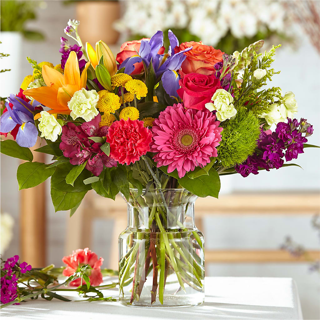 Bold & Bright – A Florist Original – My Enchanted Florist, Sandy Spring MD