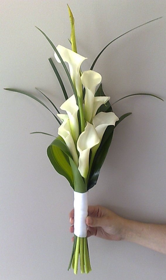 lily flower bouquet wedding Cala Lily Bouquet – flower arrangement | Sandy Spring, MD