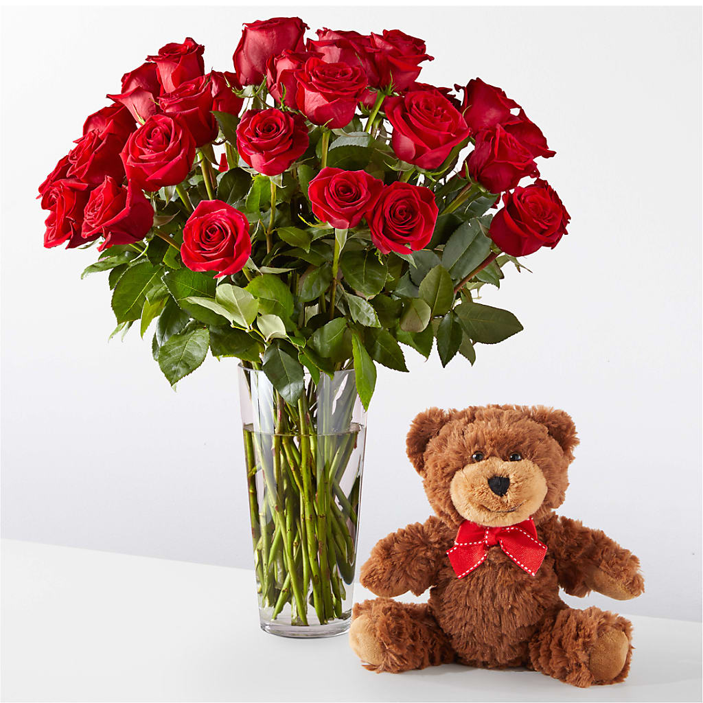 Romantic Long Stem Red Rose Bouquet Bundles – My Enchanted Florist, Sandy Spring MD