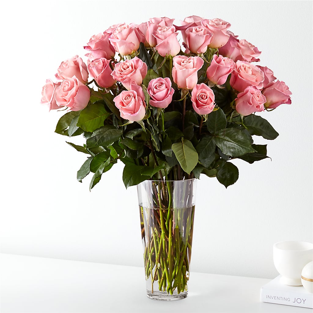 Long Stem Pink Rose Bouquet – My Enchanted Florist, Sandy Spring MD