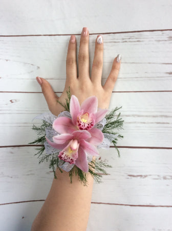 Pink Orchid Corsage