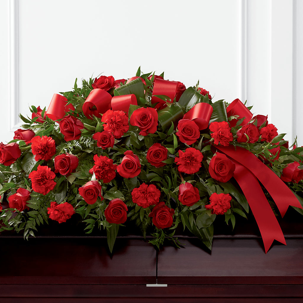 Tribute of Life Casket Spray – My Enchanted Florist, Sandy Spring MD