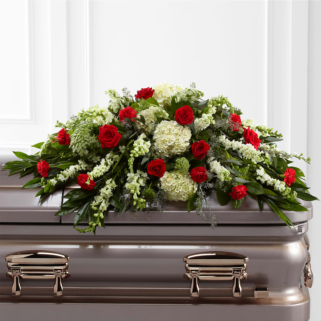 Sincerity Casket Spray – My Enchanted Florist, Sandy Spring MD