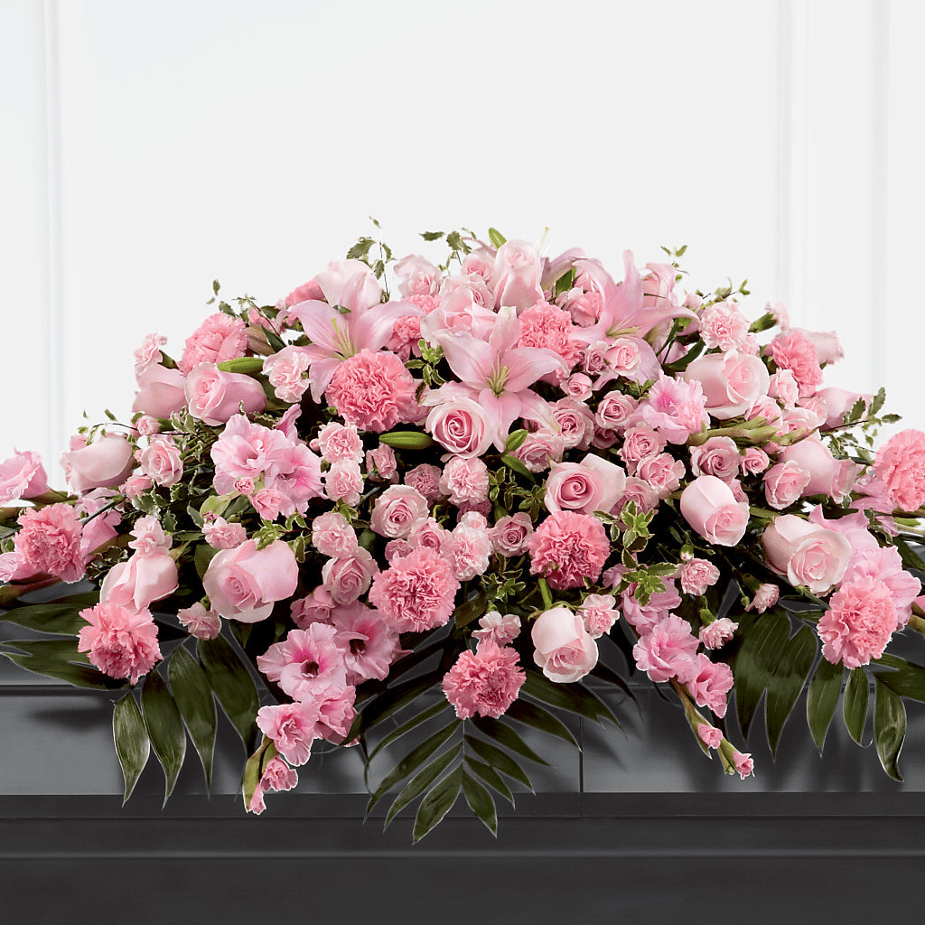 Garden of Comfort Casket Spray (Standard) – My Enchanted Florist, Sandy Spring MD