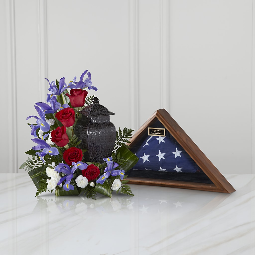 Patriotic Tribute Arrangement – My Enchanted Florist, Sandy Spring MD