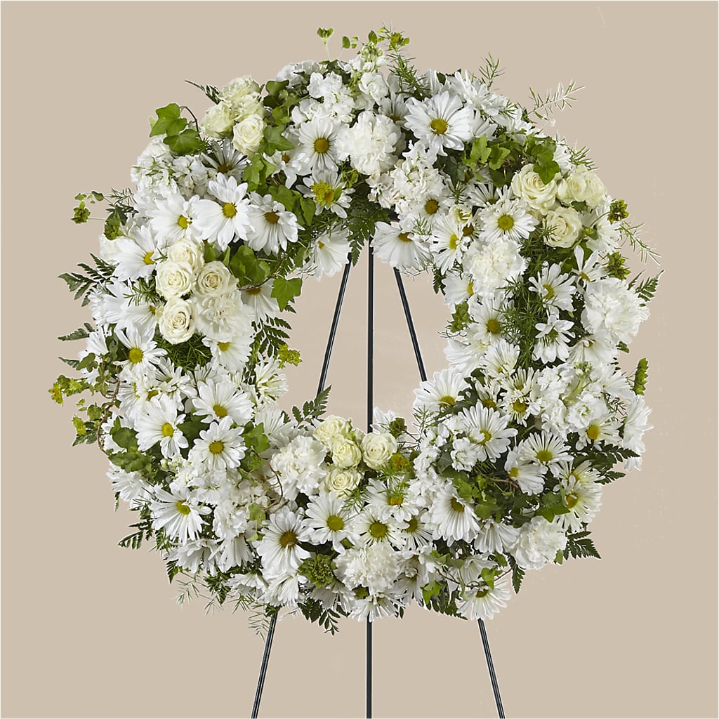 Faithful Wishes Wreath – My Enchanted Florist, Sandy Spring MD