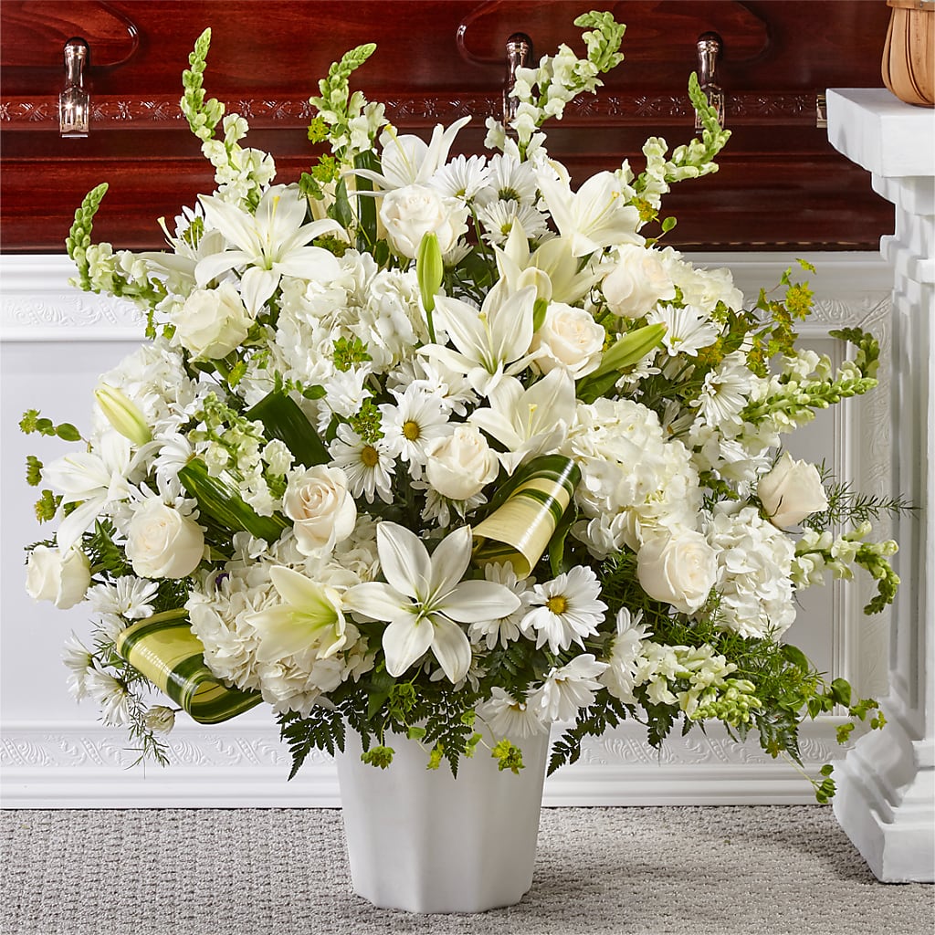 Thoughts of Tranquility Floor Basket – My Enchanted Florist, Sandy Spring MD