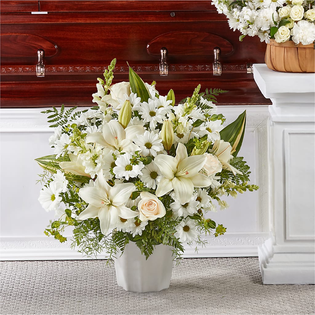 Thoughts of Tranquility Floor Basket – My Enchanted Florist, Sandy Spring MD