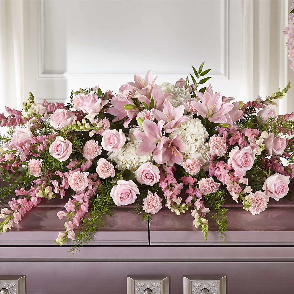 Life & Remembrance Casket Spray – My Enchanted Florist, Sandy Spring MD