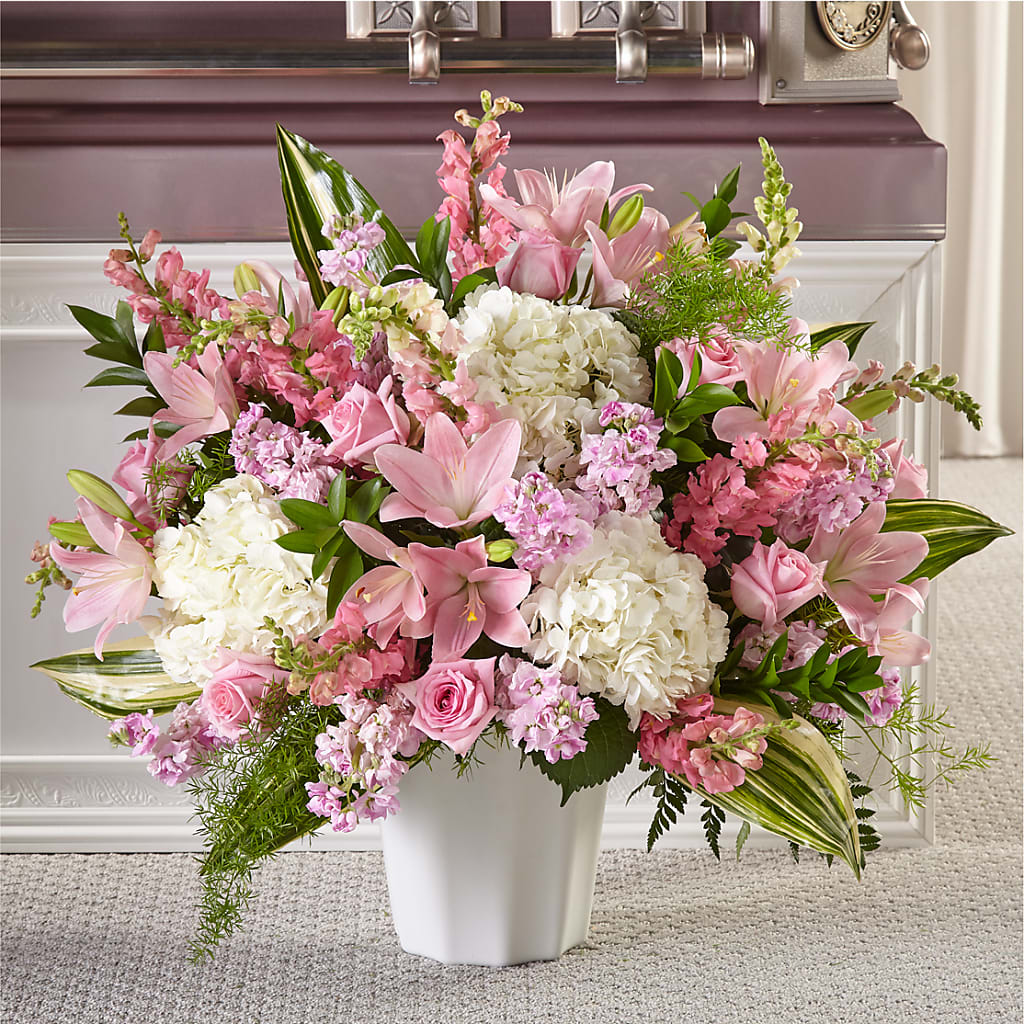 Simply Serene Floor Basket – My Enchanted Florist, Sandy Spring MD
