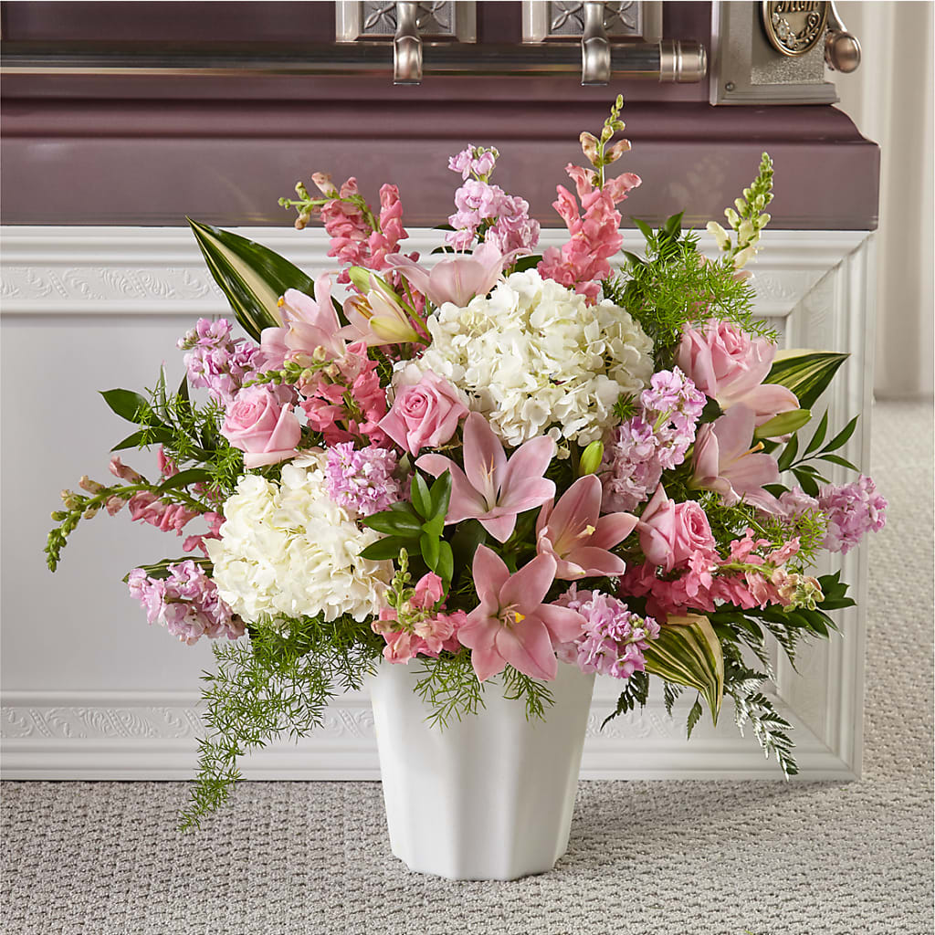 Simply Serene Floor Basket – My Enchanted Florist, Sandy Spring MD