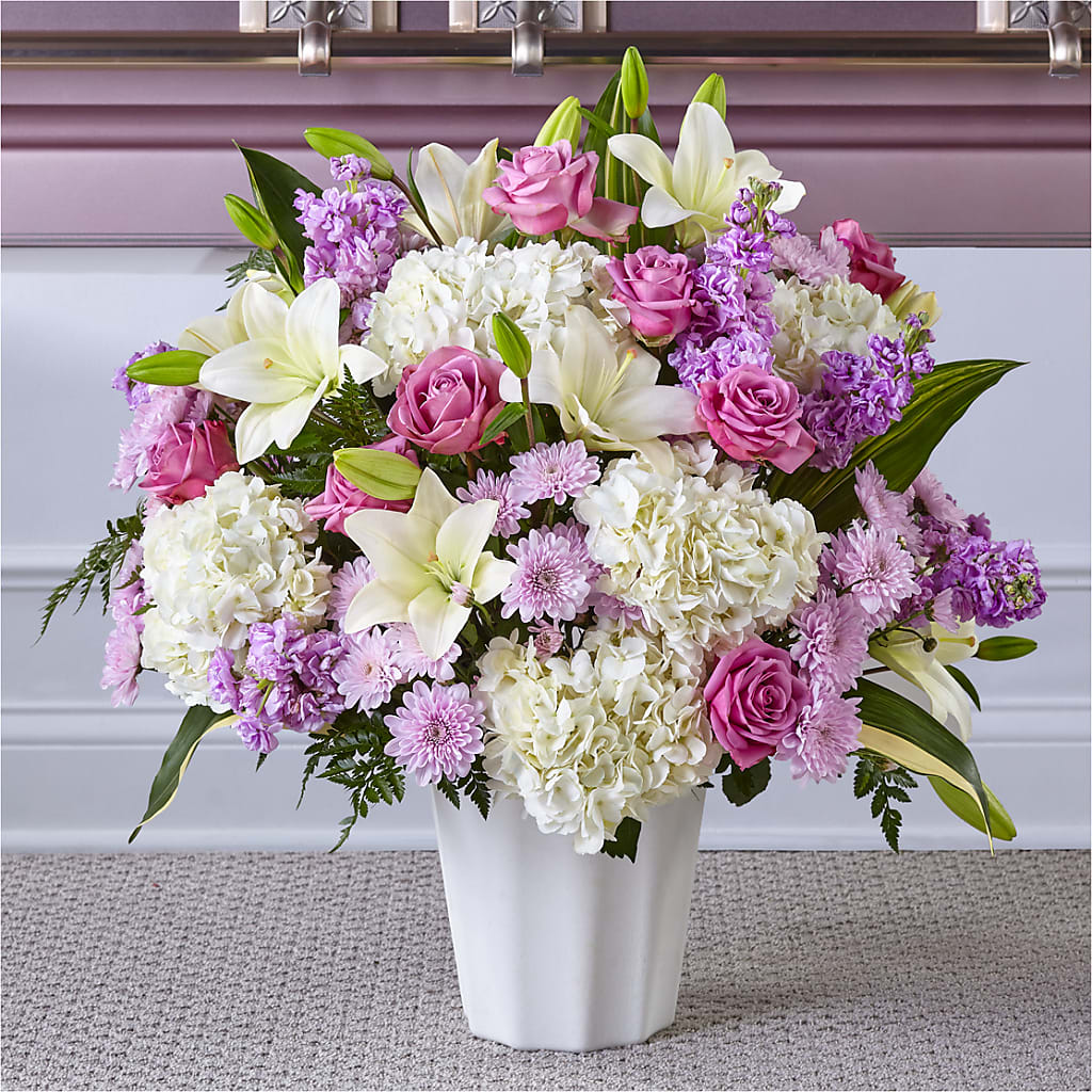 Heaven Sent Floor Basket – My Enchanted Florist, Sandy Spring MD