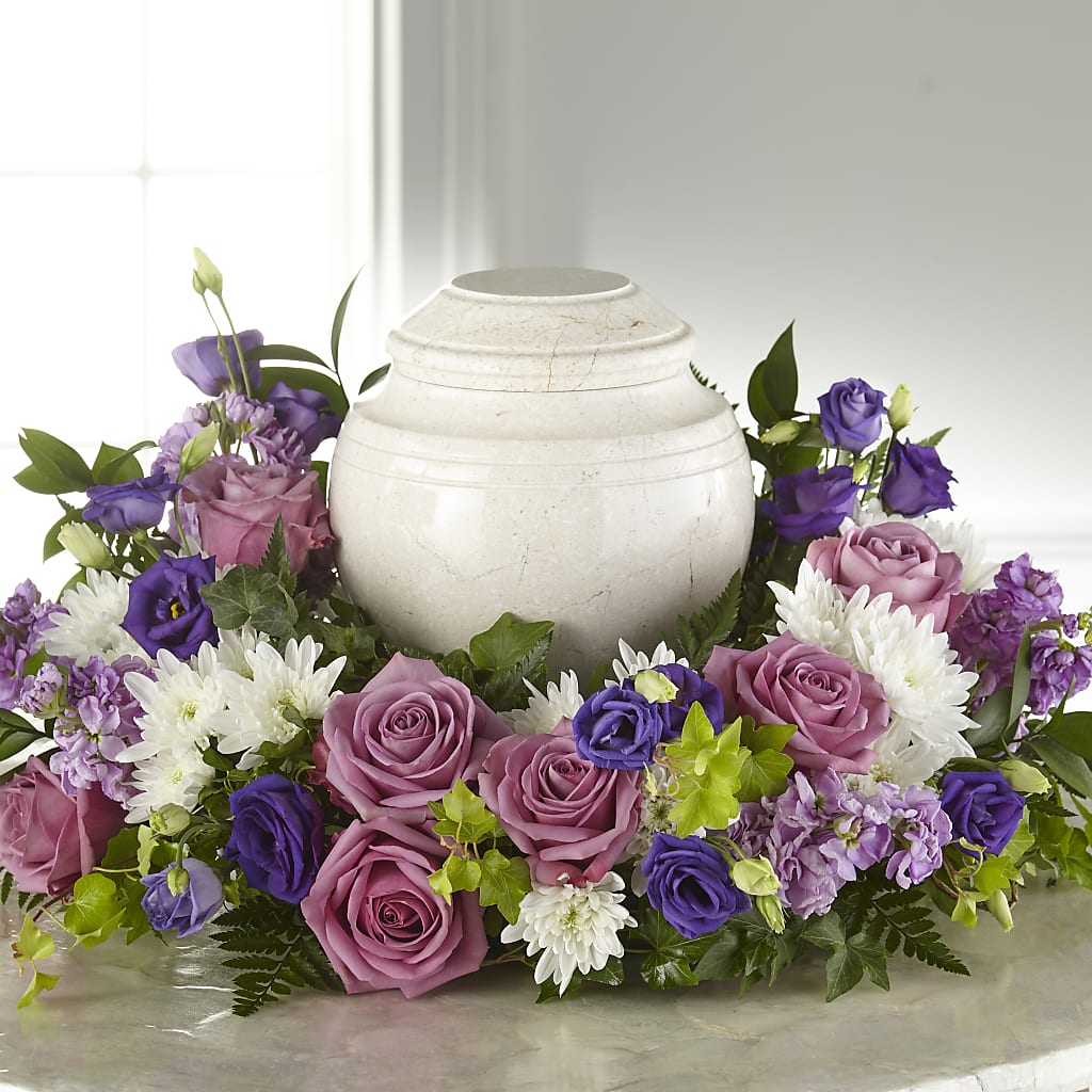 Blooming Sympathy Cremation Adornment – My Enchanted Florist, Sandy Spring MD