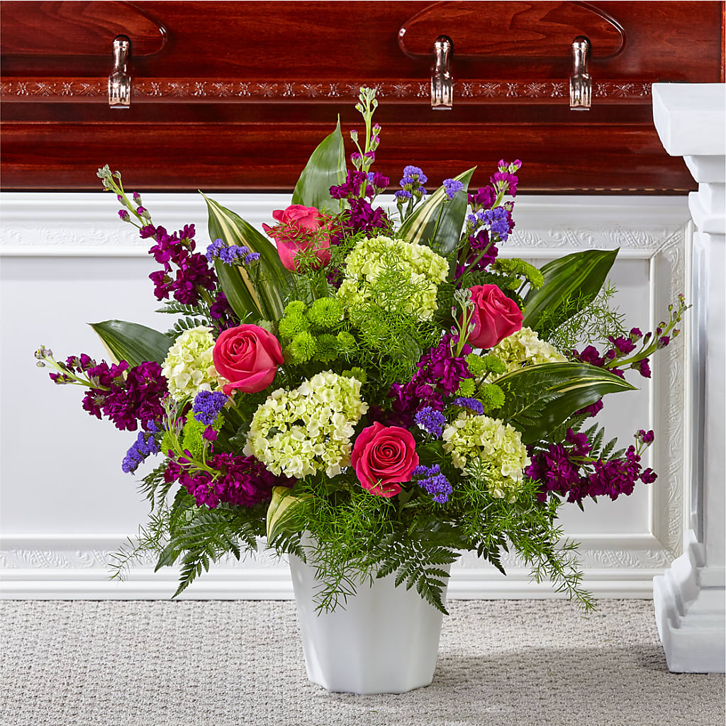 Beautiful Horizons Floor Basket – My Enchanted Florist, Sandy Spring MD
