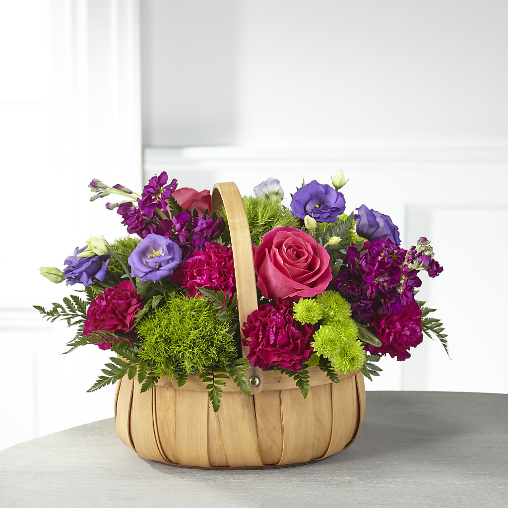 Serene Sanctuary Basket – My Enchanted Florist, Sandy Spring MD
