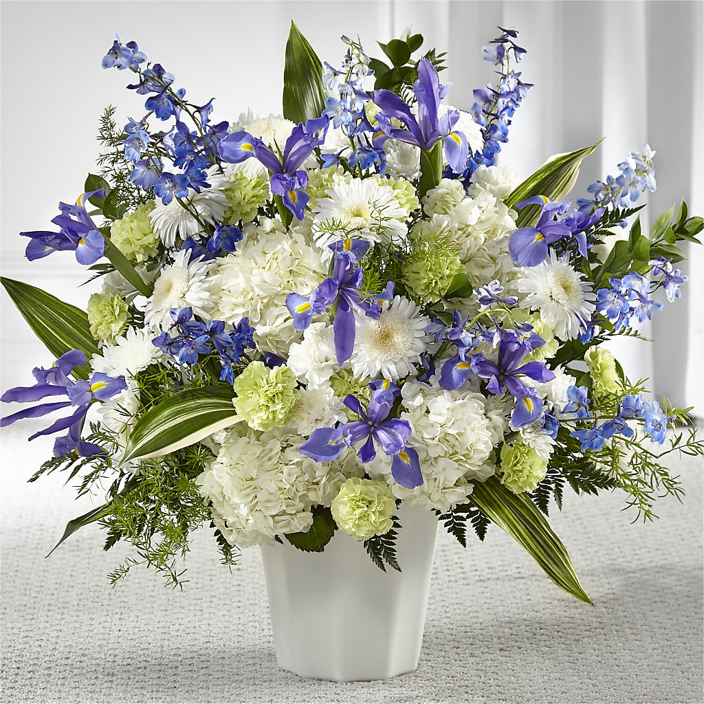 Soft Serenity Floor Basket – My Enchanted Florist, Sandy Spring MD