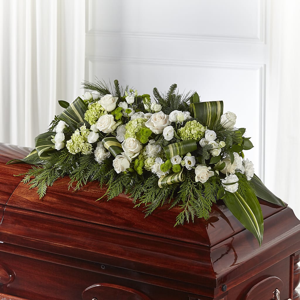 Hopeful Gesture Casket Spray – My Enchanted Florist, Sandy Spring MD