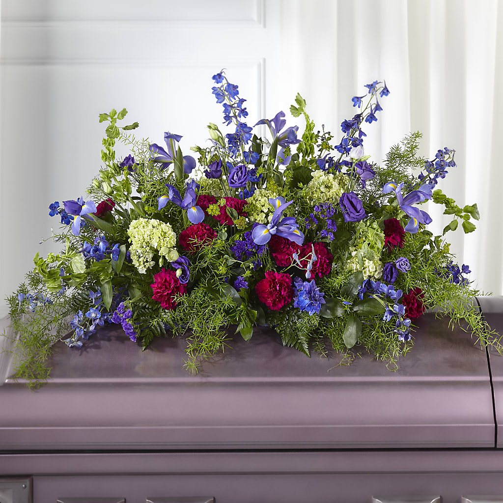 Always Treasured Casket Spray – My Enchanted Florist, Sandy Spring MD