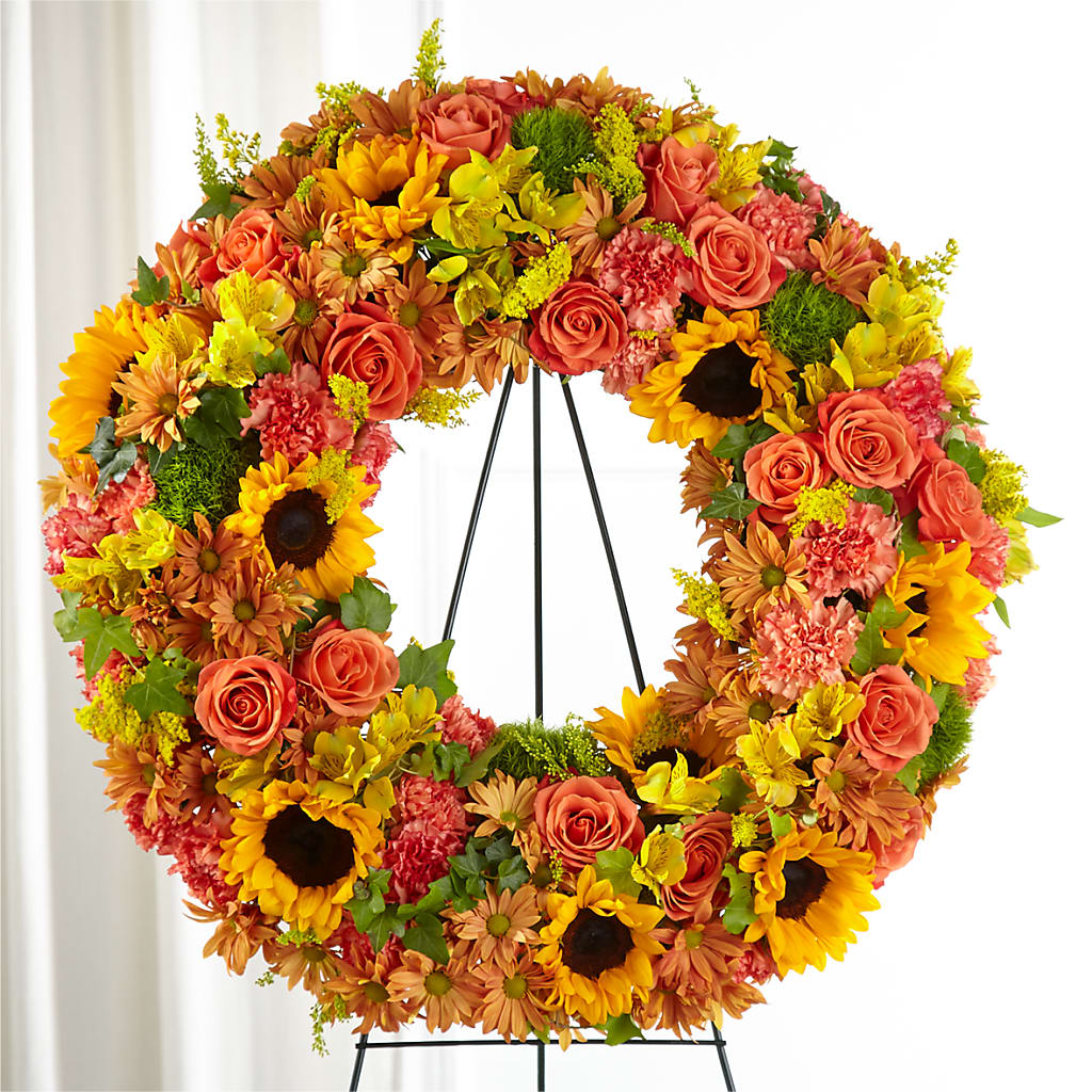 Autumnal Memories Wreath (Standard) – My Enchanted Florist, Sandy Spring MD