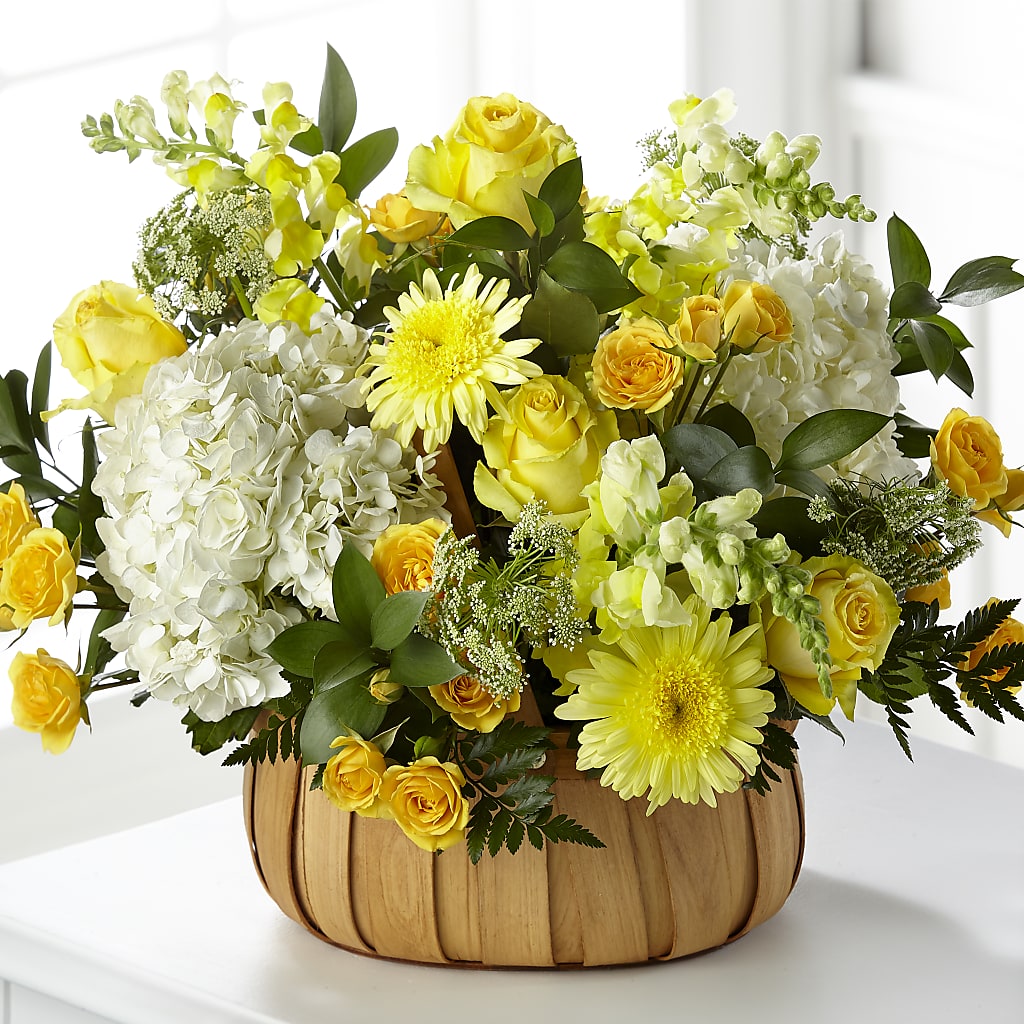 Rustic Remembrance Basket – My Enchanted Florist, Sandy Spring MD