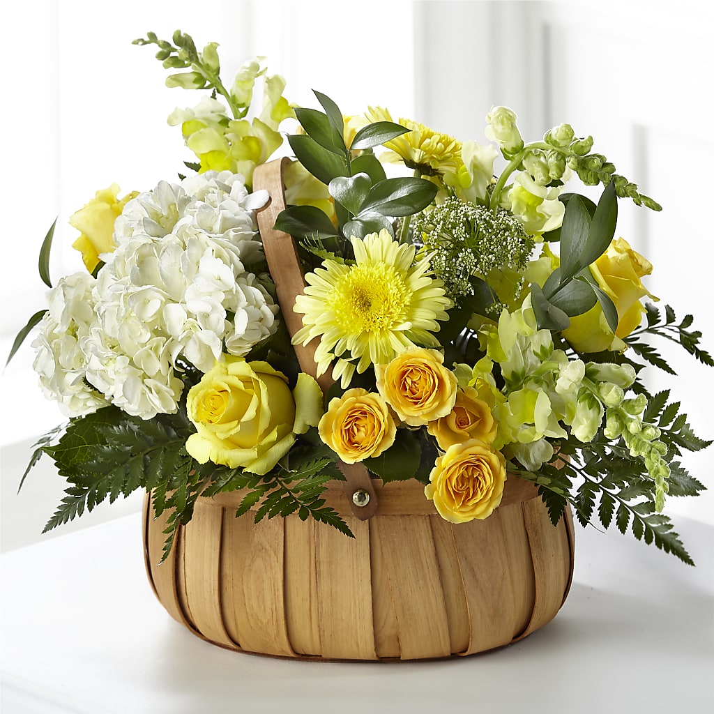 Rustic Remembrance Basket – My Enchanted Florist, Sandy Spring MD