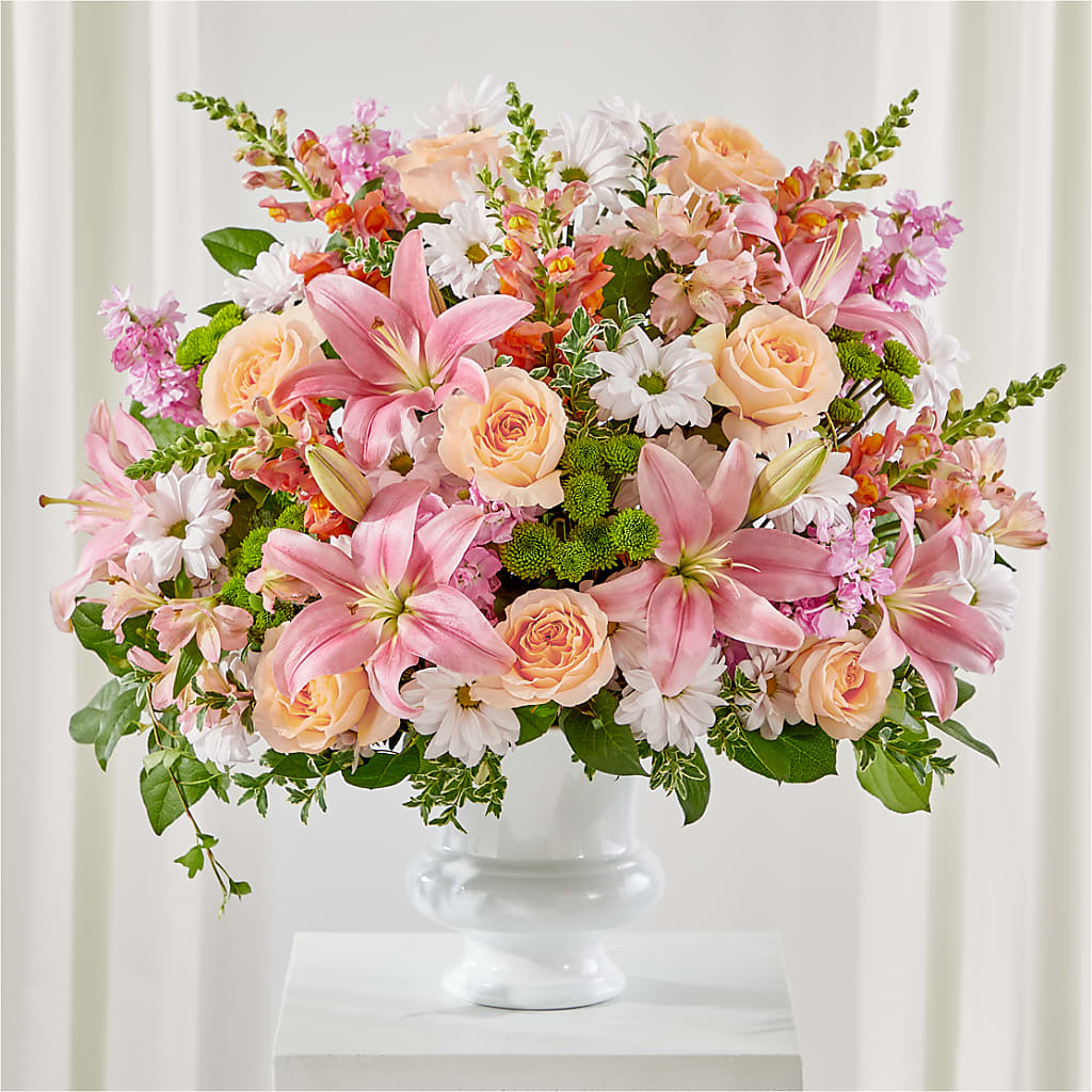 Heartfelt Gesture Urn Arrangement – My Enchanted Florist, Sandy Spring MD