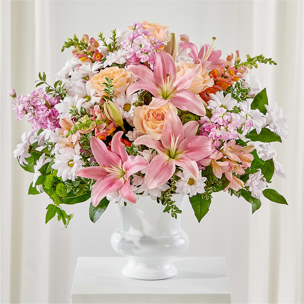 Heartfelt Gesture Urn Arrangement – My Enchanted Florist, Sandy Spring MD