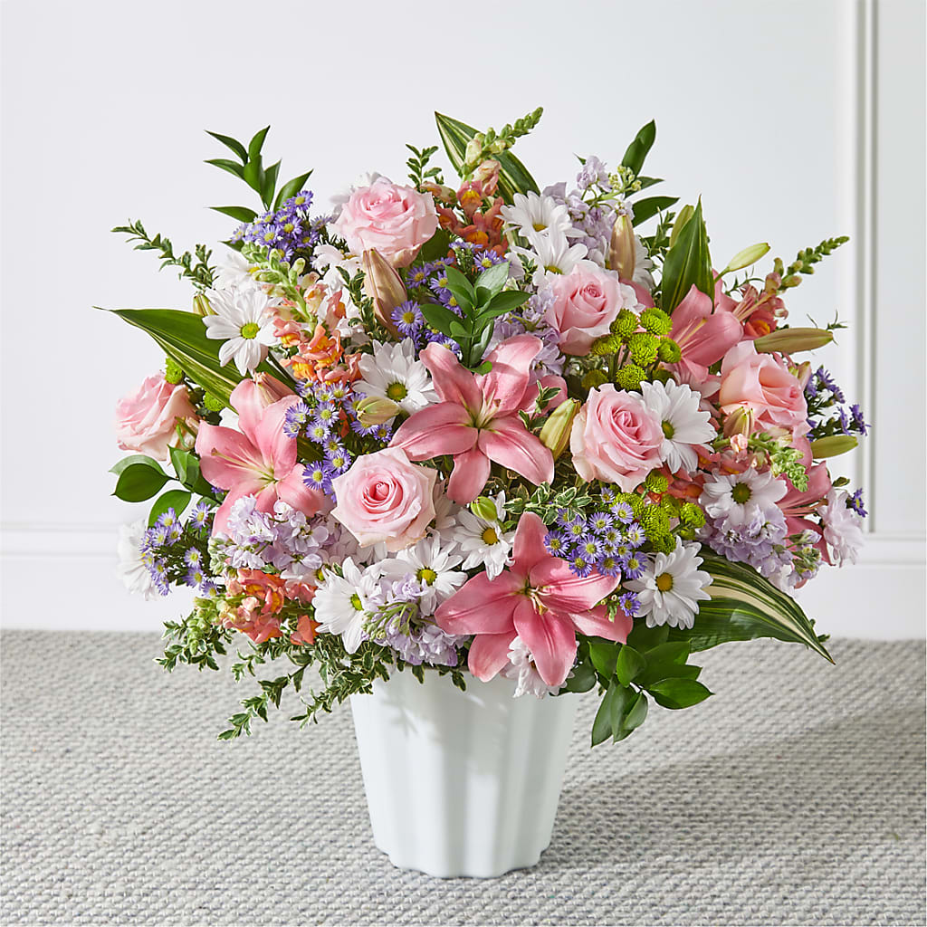 Abundant Compassion Floor Basket – My Enchanted Florist, Sandy Spring MD