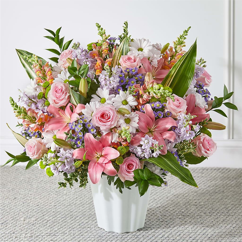 Abundant Compassion Floor Basket – My Enchanted Florist, Sandy Spring MD
