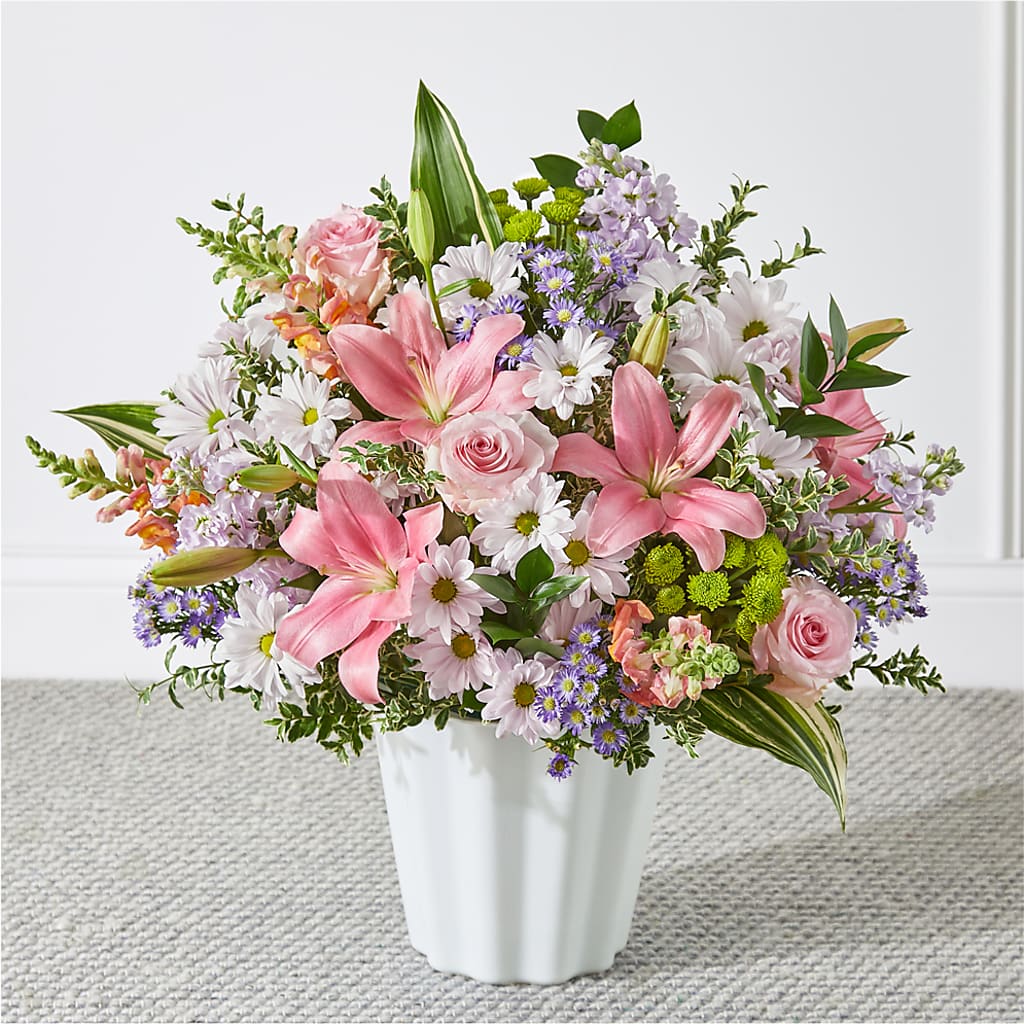 Abundant Compassion Floor Basket – My Enchanted Florist, Sandy Spring MD