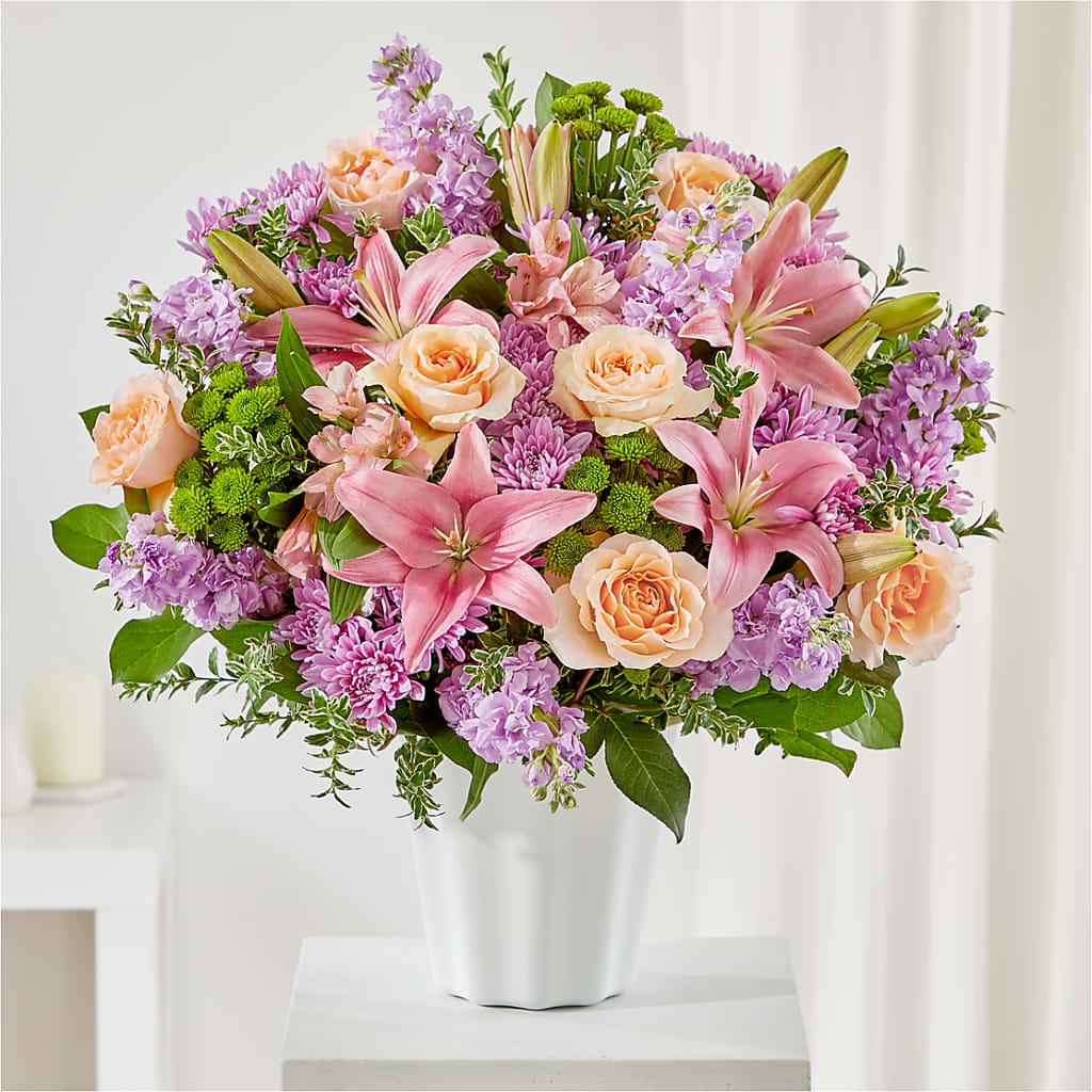 Supportive Embrace Tabletop Basket – My Enchanted Florist, Sandy Spring MD