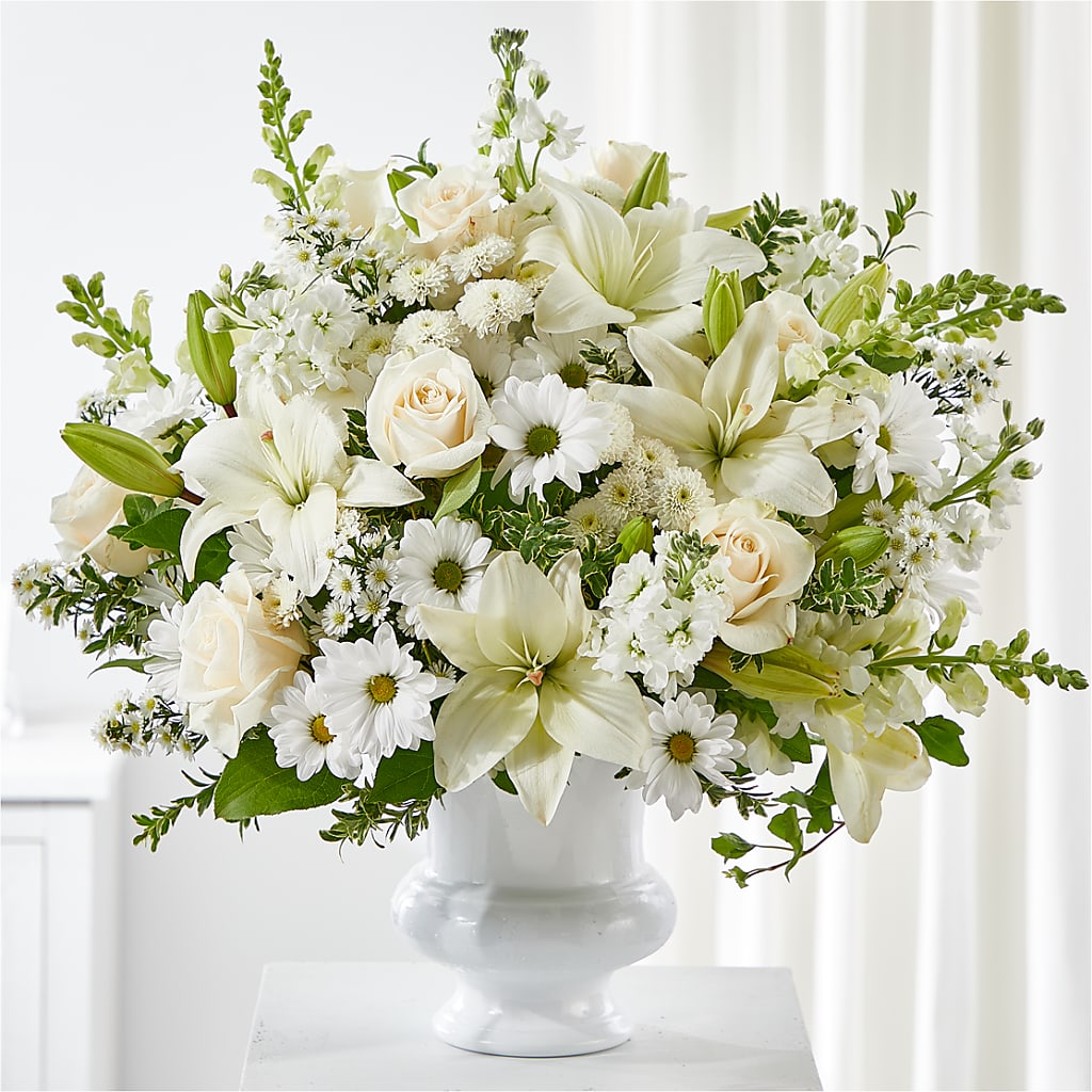 Uplifting Urn Arrangement – My Enchanted Florist, Sandy Spring MD