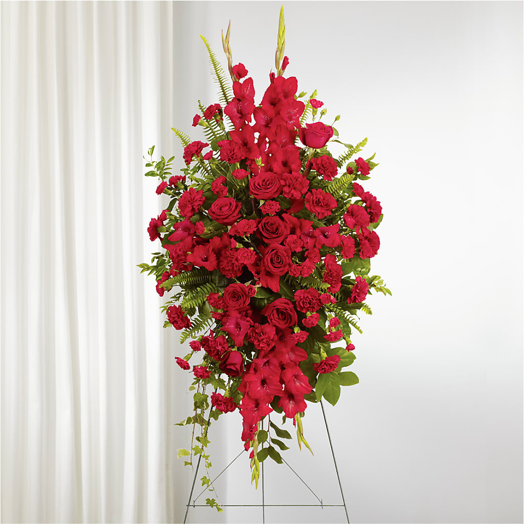 From the Heart Standing Spray – My Enchanted Florist, Sandy Spring MD