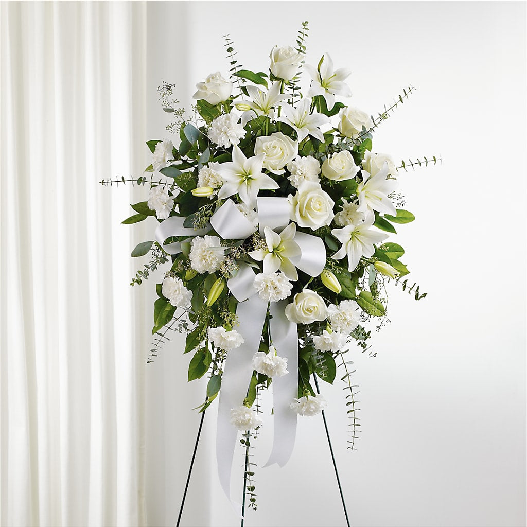 With Care Standing Spray – My Enchanted Florist, Sandy Spring MD