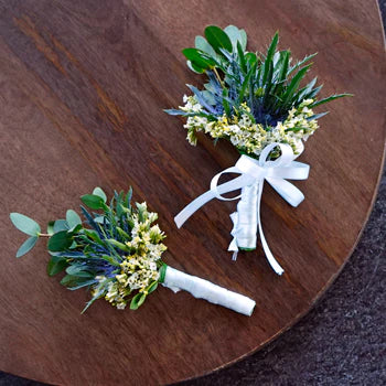 Thistle Boutonniere