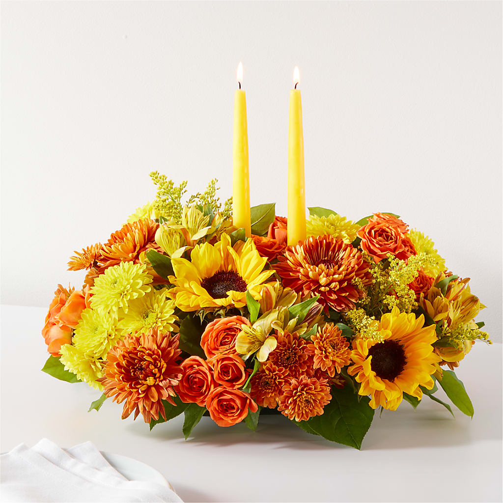 Autumn Harmony Centerpiece – My Enchanted Florist, Sandy Spring MD