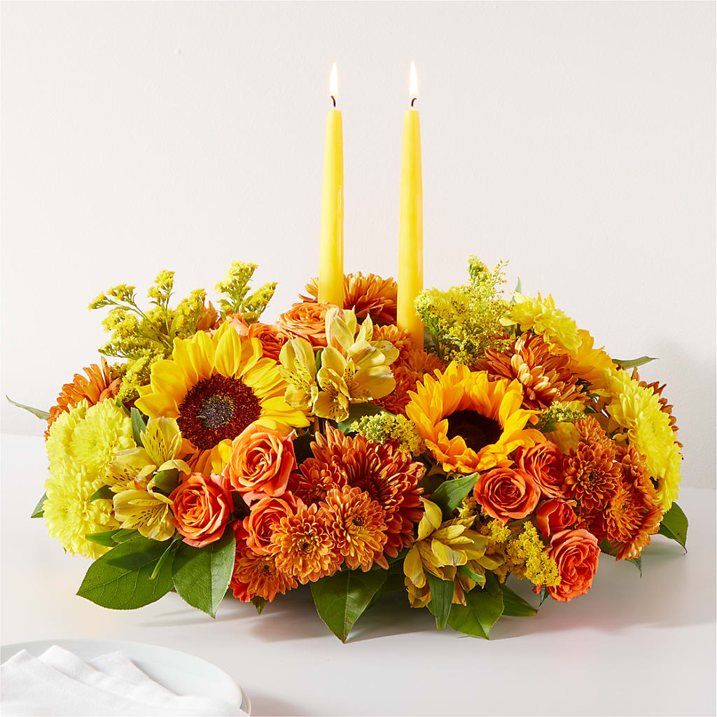 Autumn Harmony Centerpiece – My Enchanted Florist, Sandy Spring MD