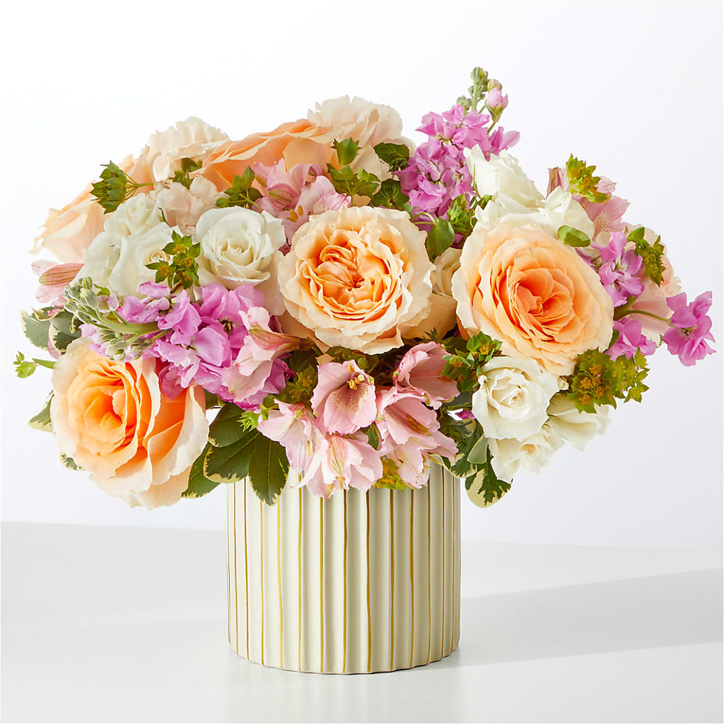 Paradise Bouquet with Ivory Vase – My Enchanted Florist, Sandy Spring MD