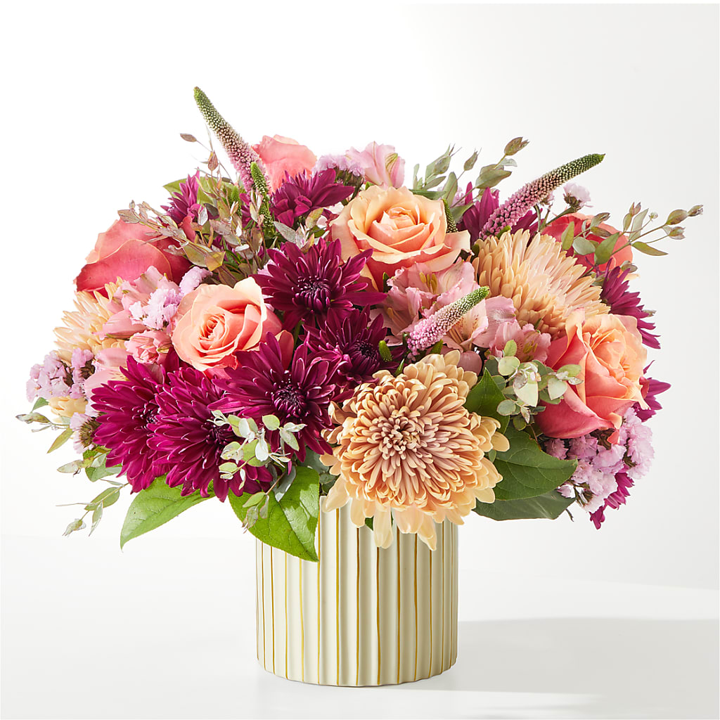 Berry Cobbler Bouquet with Ivory Vase – My Enchanted Florist, Sandy Spring MD