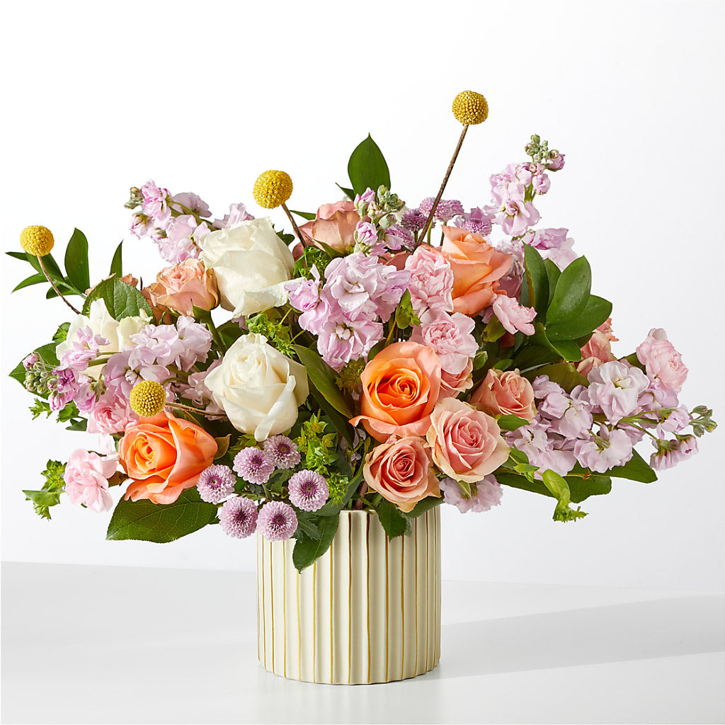 French Market Bouquet with Ivory Vase – My Enchanted Florist, Sandy Spring MD