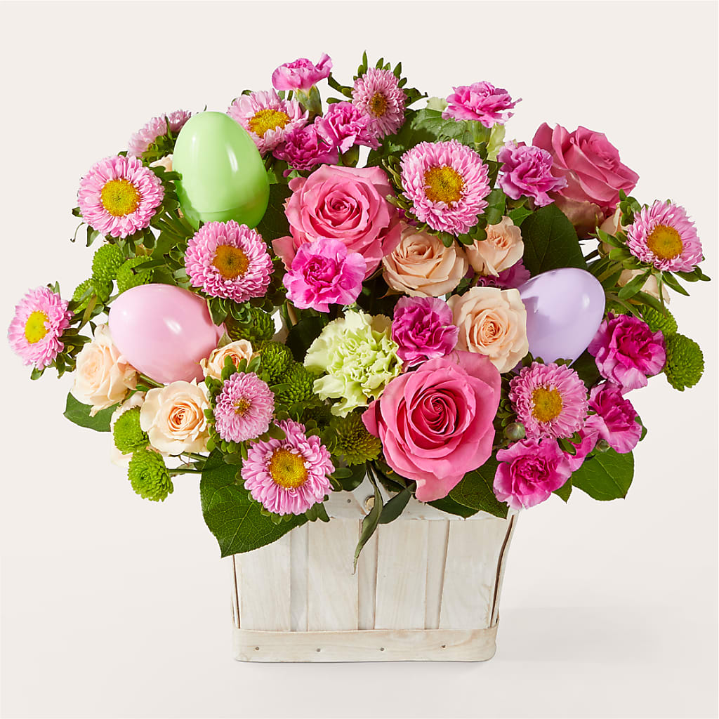 Get Eggcited Basket – My Enchanted Florist, Sandy Spring MD