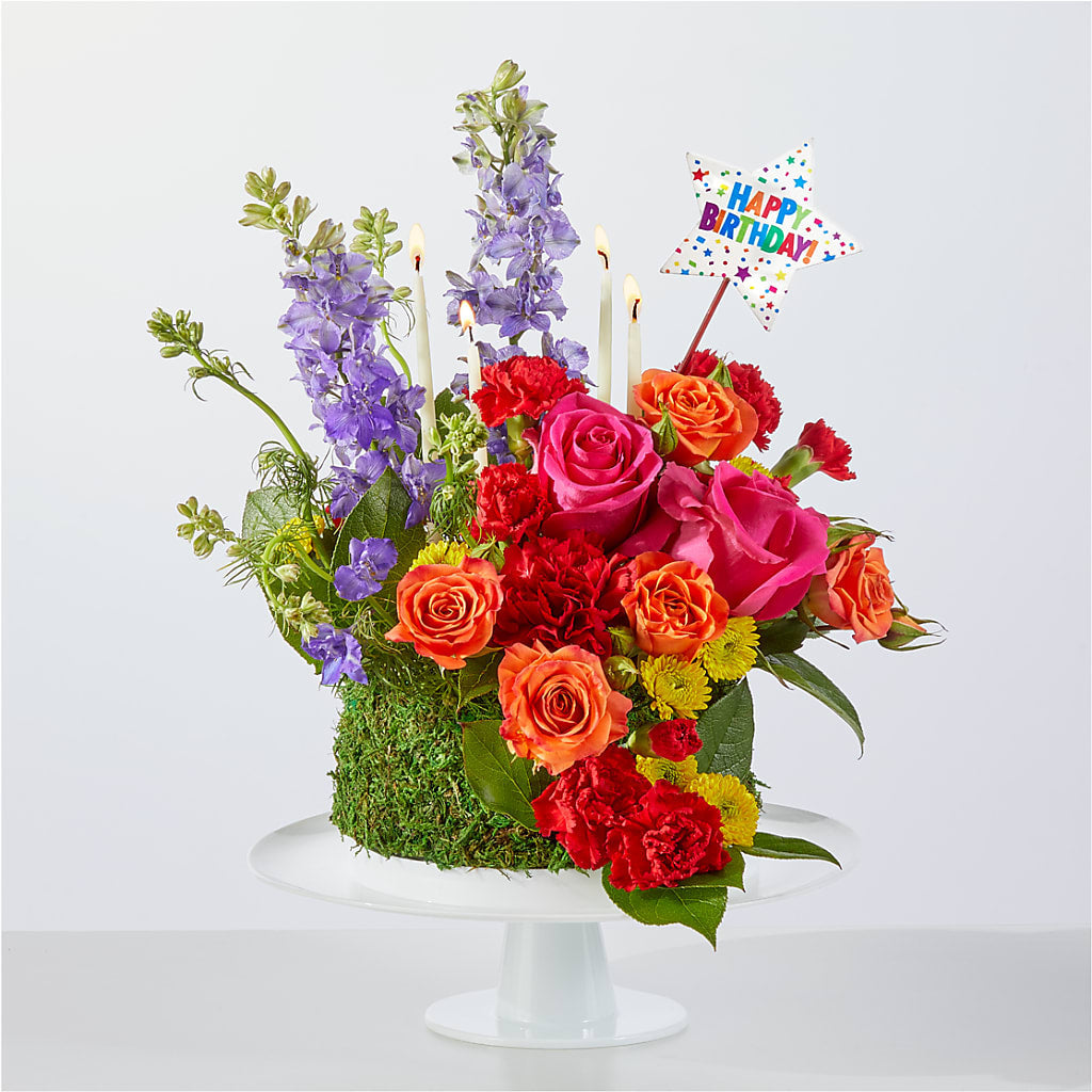Best Year Yet Floral Cake – My Enchanted Florist, Sandy Spring MD