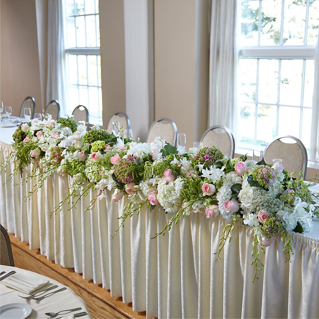 State of Joy Head Table Arrangement – My Enchanted Florist, Sandy Spring MD