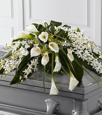 Angel Wings Casket Spray –  My Enchanted Florist, Sandy Spring MD