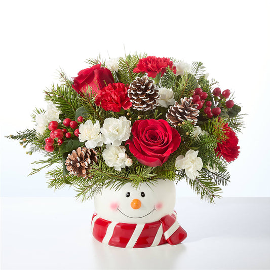 Jolly Snowman Bouquet –  My Enchanted Florist, Sandy Spring MD
