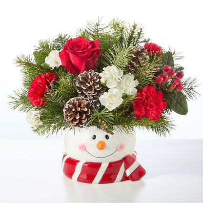 Jolly Snowman Bouquet –  My Enchanted Florist, Sandy Spring MD
