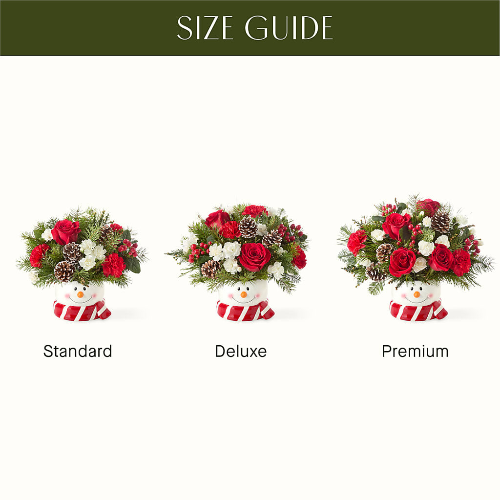 Jolly Snowman Bouquet –  My Enchanted Florist, Sandy Spring MD