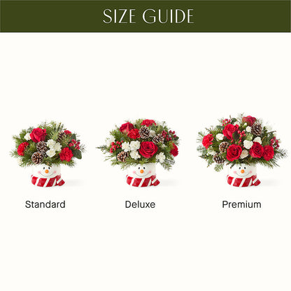 Jolly Snowman Bouquet –  My Enchanted Florist, Sandy Spring MD