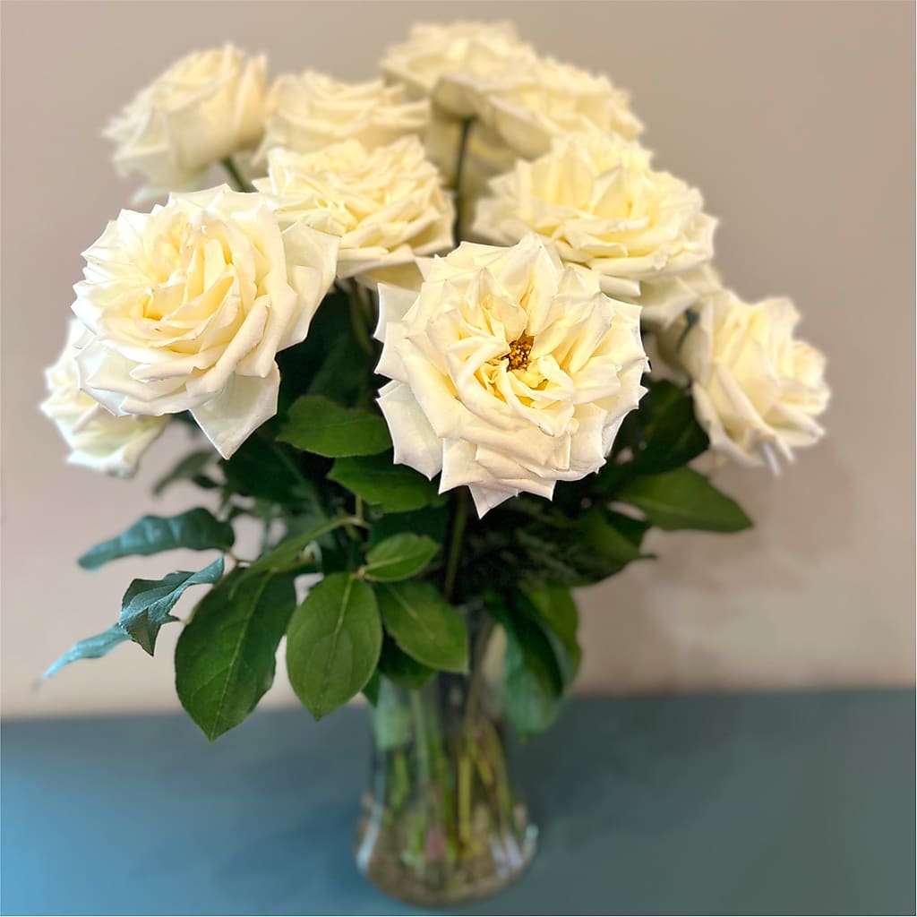 Long Stem Yellow Rose Bouquet –  My Enchanted Florist, Sandy Spring MD