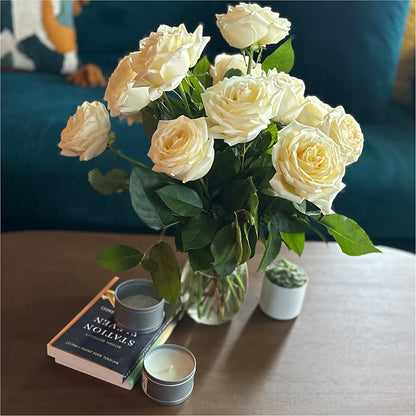 Long Stem Yellow Rose Bouquet –  My Enchanted Florist, Sandy Spring MD
